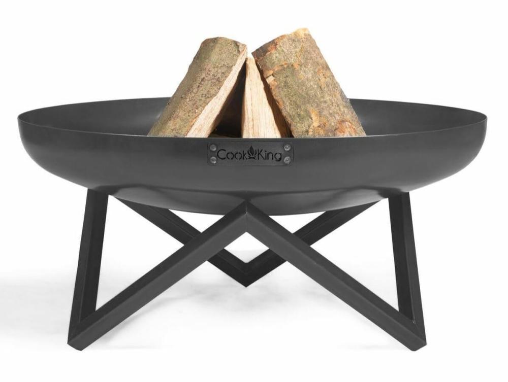 CookKing Feuerschale "Santiago" 80 cm, rund Handarbeit, aus Stahl